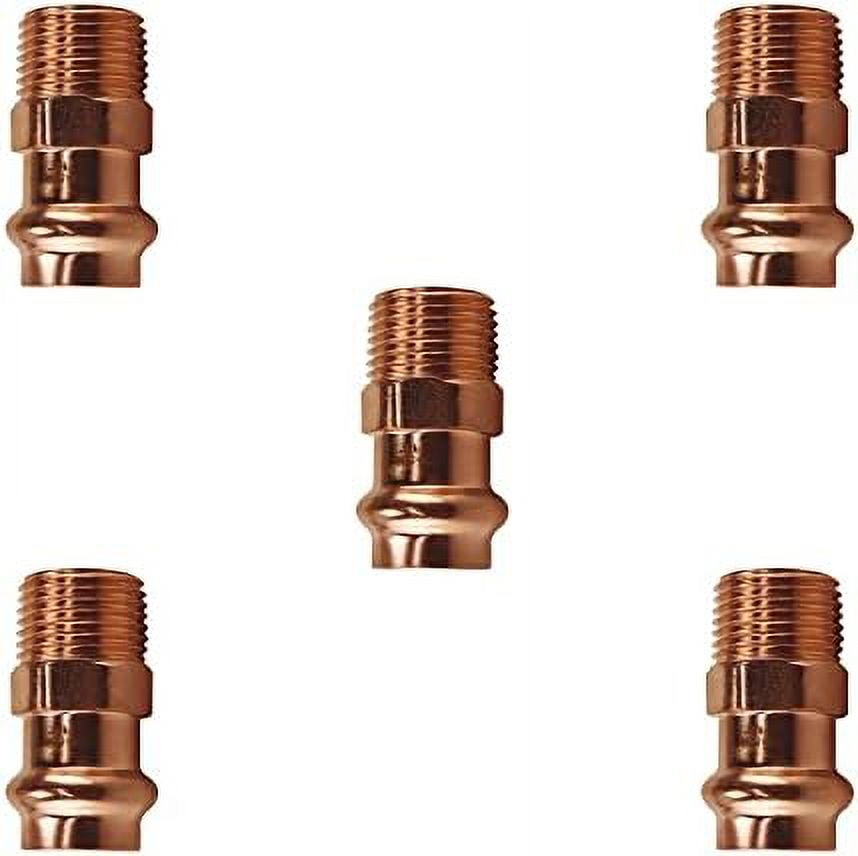 Propress Fitting Adapter With Male 3/4 By 3/4 P X Male NPT Zero Lead