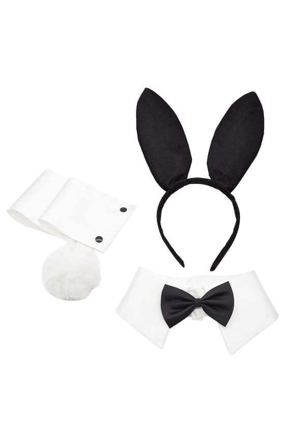 Props Rabbit Ears With Bow Tie Collar Tail Adult Skeleton Adult Skeleton Women Adult Wolf Women Hooded Cape Nose with Elastic Realistic Priest Cloak Hoodie Comfortable Cape Men Bane Vest Cape Men