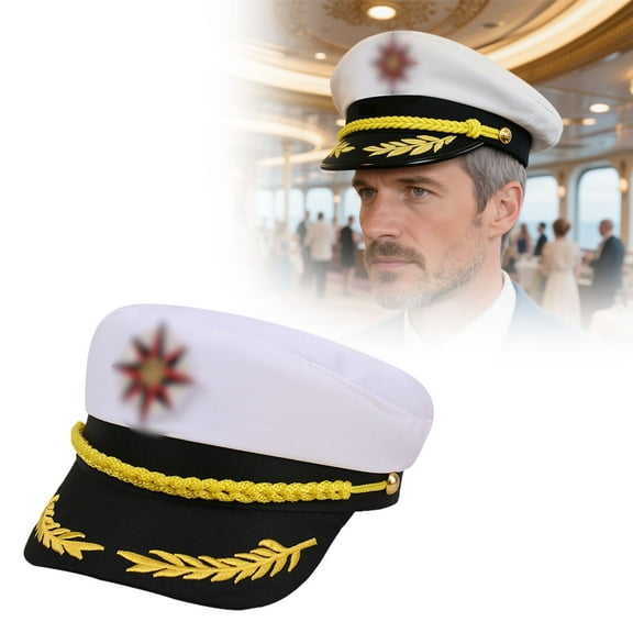 Props Refreshing Sailor Hat Enhances Nautical Themed for Parties and Events for Kids and Adults' Celebrations