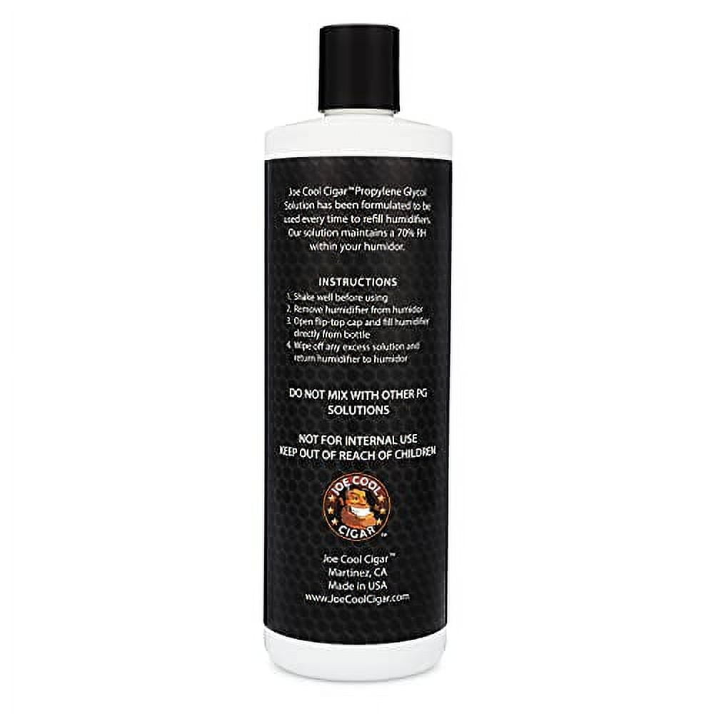 Propylene Glycol Humidor Solution for Cigar Humidifiers (16 oz Bottles) - 3 PACK