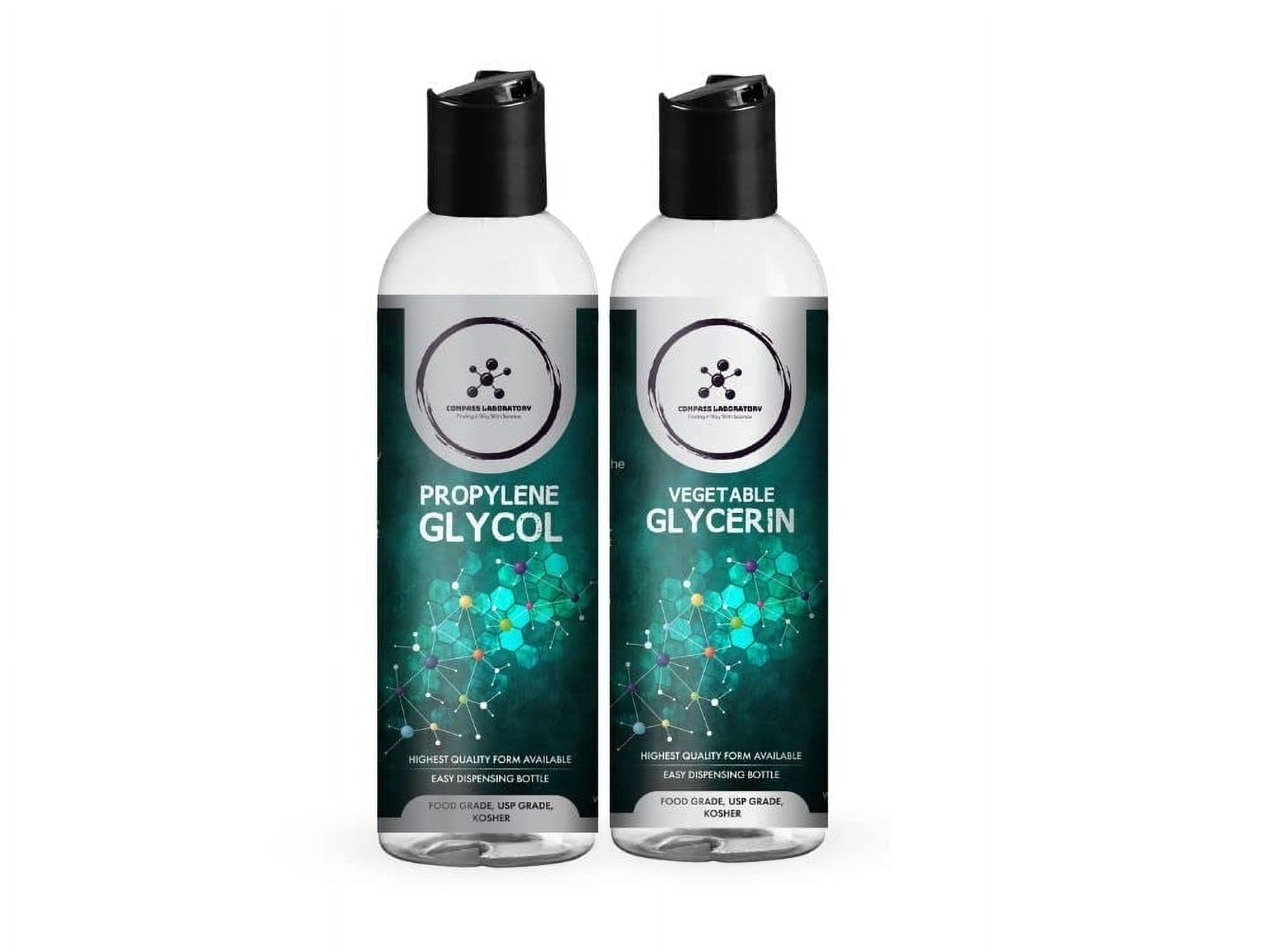 Obrilo 100 Ml (3.3 Oz.) 50/50 Blend Vegetable Glycerin (VG) & Propylene Glycol (PG), Pure USP Kosher, Food Grade, DIY