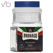Proraso Crema Pre Barba Protettiva | Blue Pre-shave Cream for Dry Skin with Aloe and Vitamin E, 100ml