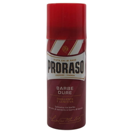 Proraso Red Shaving Foam with Shea Butter and Sandalwood Oil 1. 6 oz