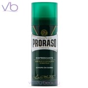 Proraso Green Shaving Foam | Natural Shaving Mousse with Eucalyptus Oil and Menthol, 50ml