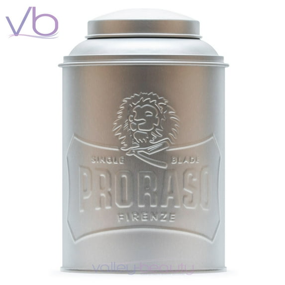 Proraso Metal Tin Box | Powder & Talc Dispenser Can For Men, Stylish & Elegant