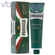 Proraso Sapone Da Barba Pelli Sensibli | White Shaving Cream inTube with Green Tea & Coconut Oil, 150ml