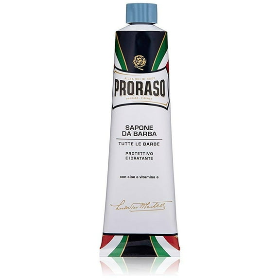 Proraso Shaving Cream, Protective and Moisturizing with Aloe Vera and Vitamin E, 5.2 Ounce (Pack of 1)