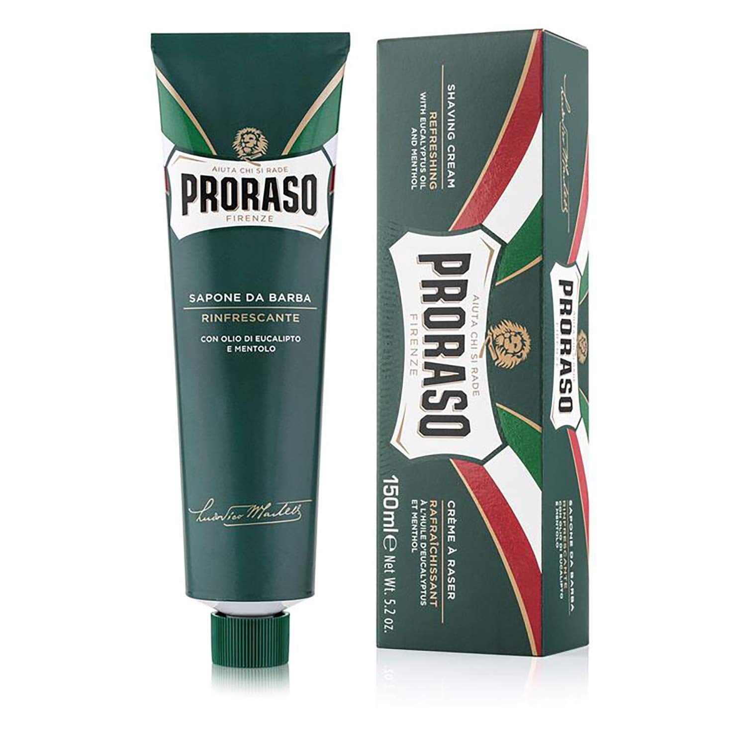 Proraso Shaving Cream, Refreshing and Toning, 5.2 oz Italy