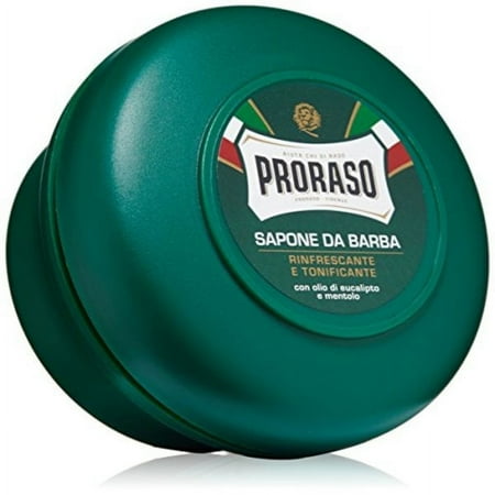 Proraso Shaving Soap in a Bowl, Refreshing and Toning, 5.2 oz (150 ml) italy