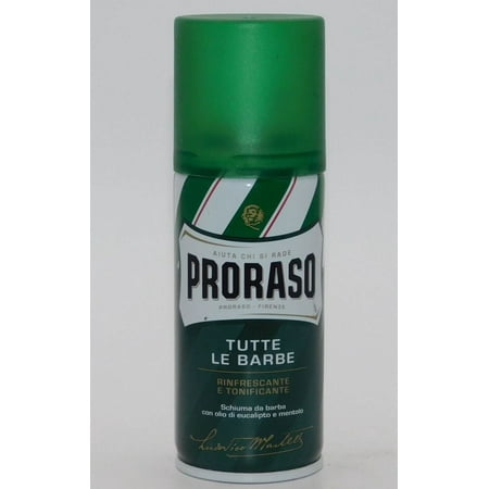 Proraso Shaving foam Eucalyptus Oil and Menthol Travel Size 1.6 oz