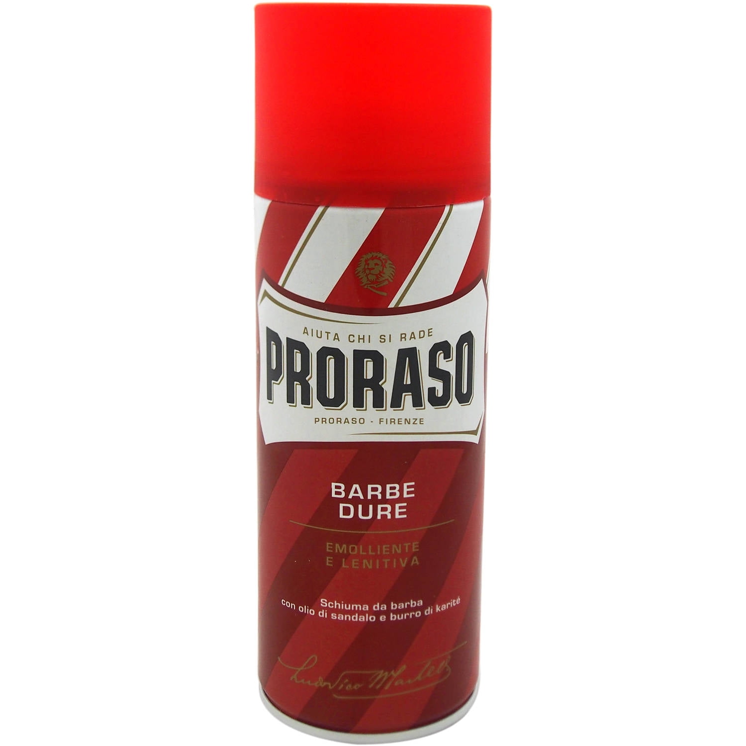 Proraso for Men Emollient and Soothing Shaving Foam with Sandalwood Oil & Shea Butter, 13.52 oz