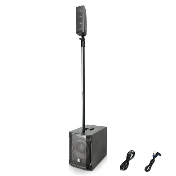 Proreck Club 2000 Powered PA Speaker System Combo Set Subwoofers, 28.00 x 16.10 x 19.50 in