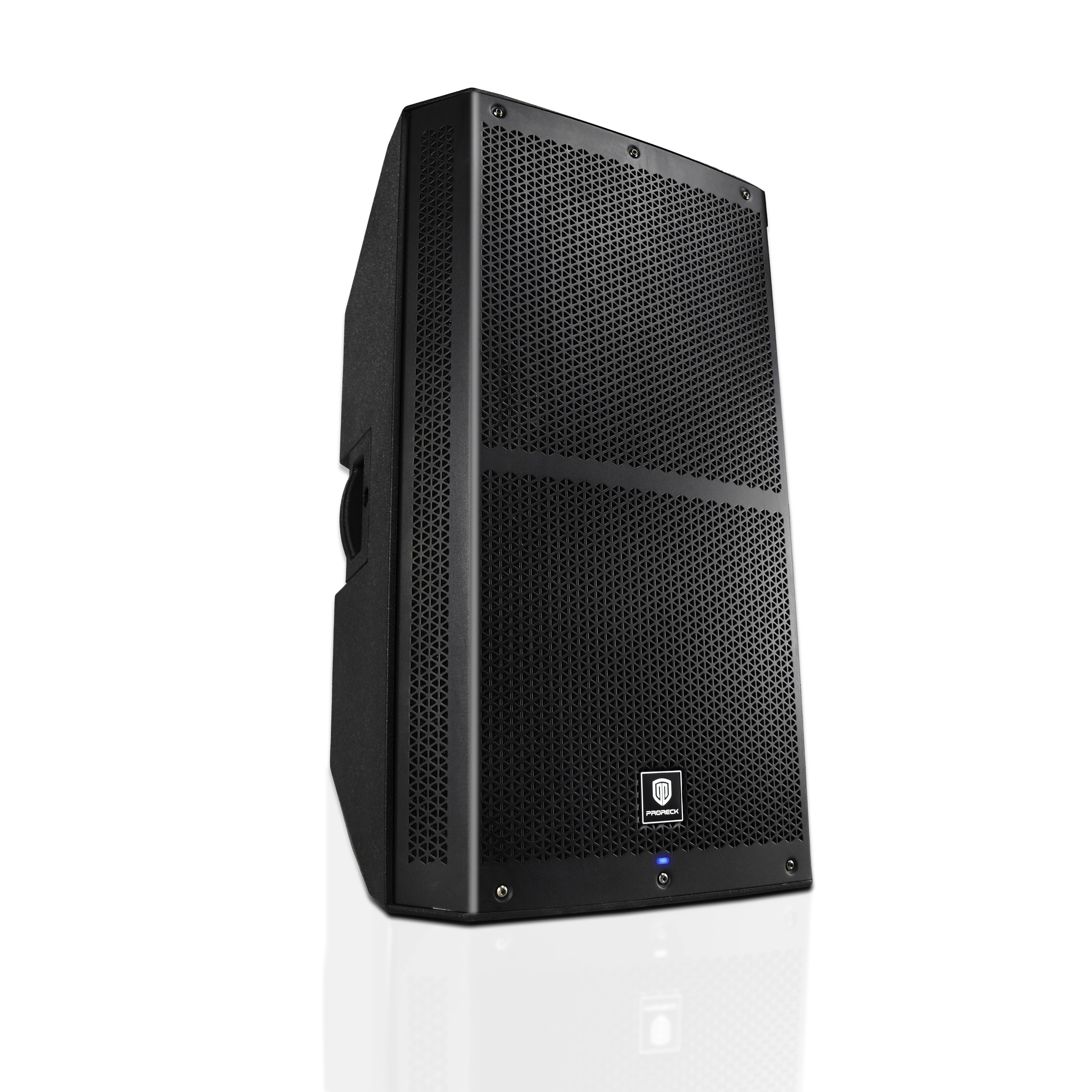 Proreck SP-15 15-Inch 1400W Stereo Powered Speaker with Bluetooth and 3-Channel Inputs