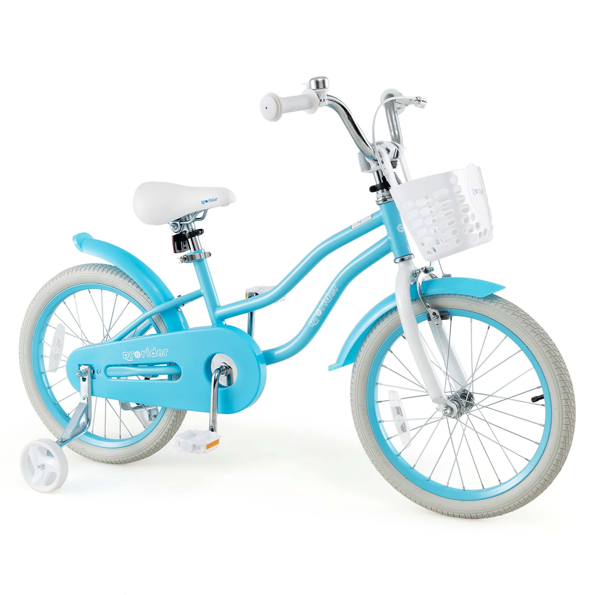 Prorider 18″ Kids Bike Toddler Bicycle with Training Wheel Kickstand for 4-8 Years Blue Sansujyuku sansujyuku.com