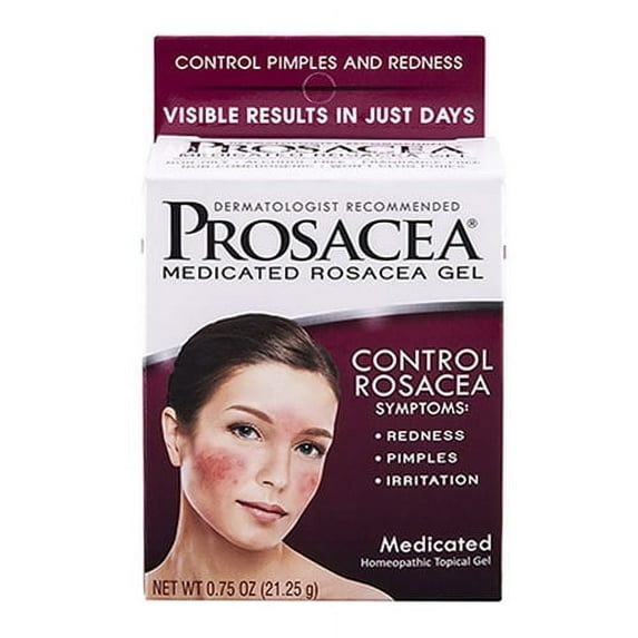 Prosacea Medicated Rosacea Homeopathic Topical Gel, 0.75 Oz, 3 Pack