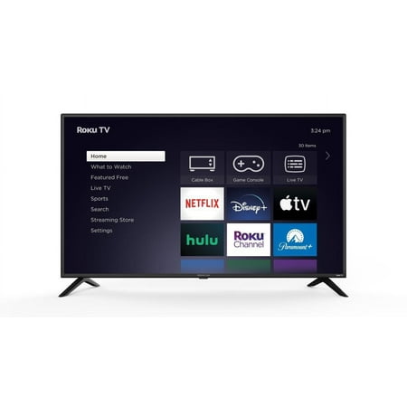 Proscan 43" Class 4K UHD 2160P HDR ROKU Smart TV, Black, PTRU4380