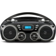 Proscan Bluetooth Portable CD Radio Boombox with AM/FM Radio, Black, PRCD682BT