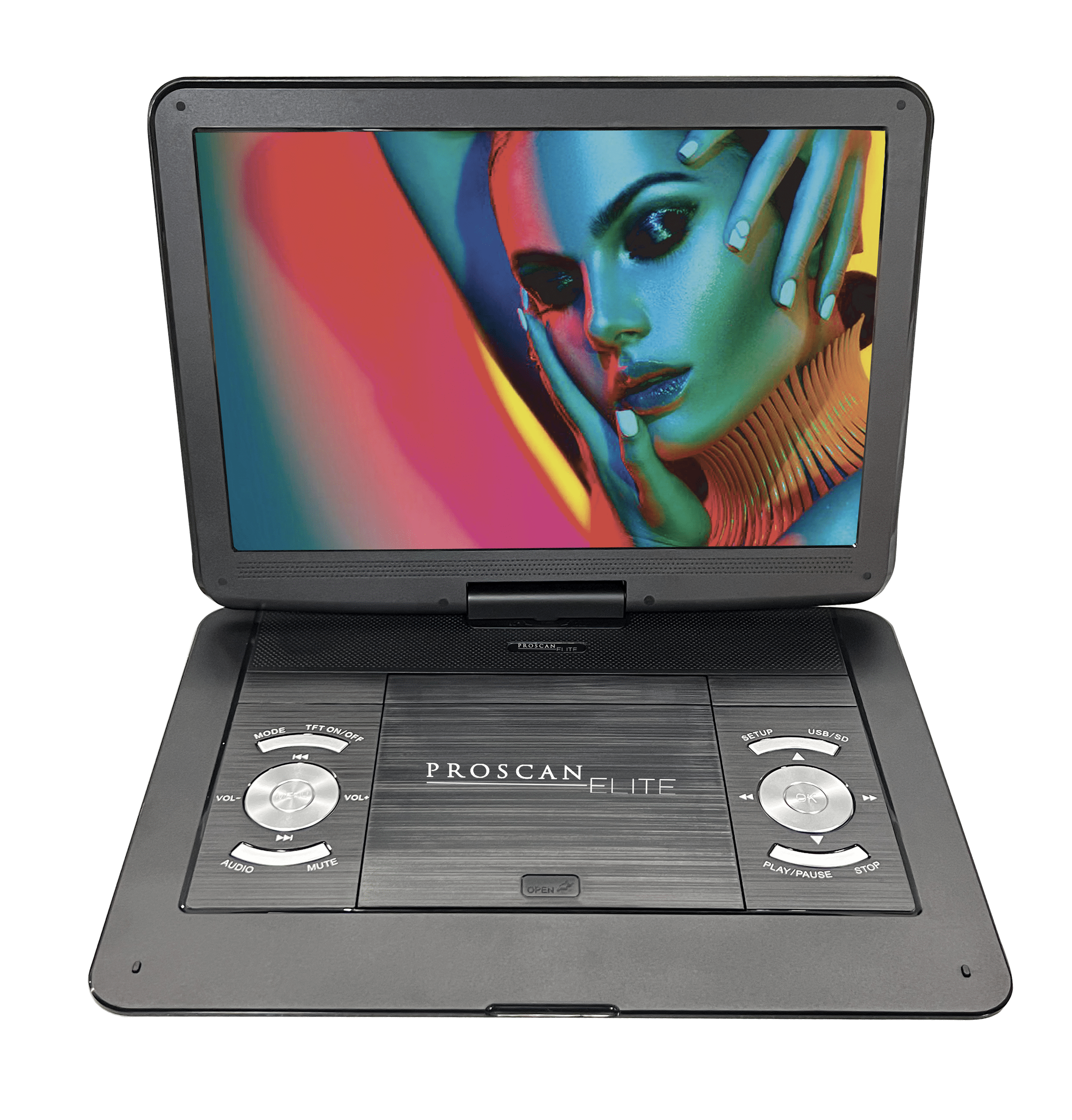 Proscan Elite 13.3 Portable DVD Player, PEDVD1332, Black