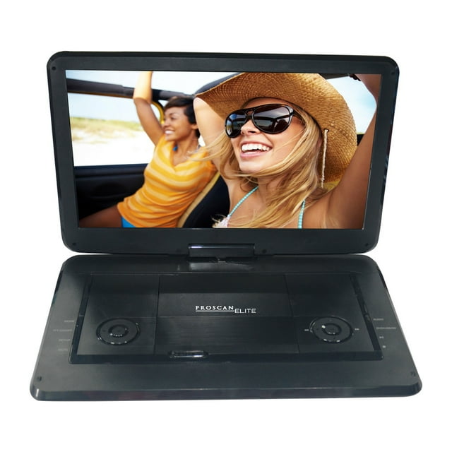 Proscan Elite 15.6In. Portable DVD Player with Swivel Screen and