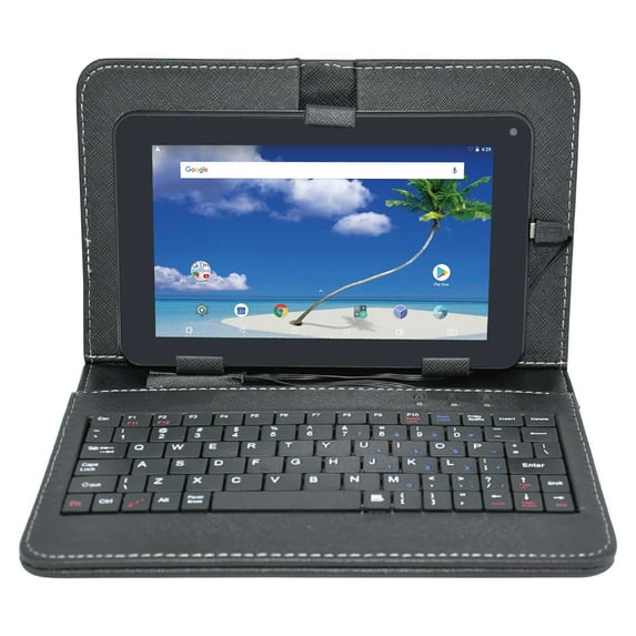 Proscan PLT1074G (K-1G-8GB) 10.1-Inch Quad Core Android 7.1 Tablet with Case, Keyboard and Camera