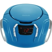 Proscan Portable CD Radio Boombox, Blue, PRCD261