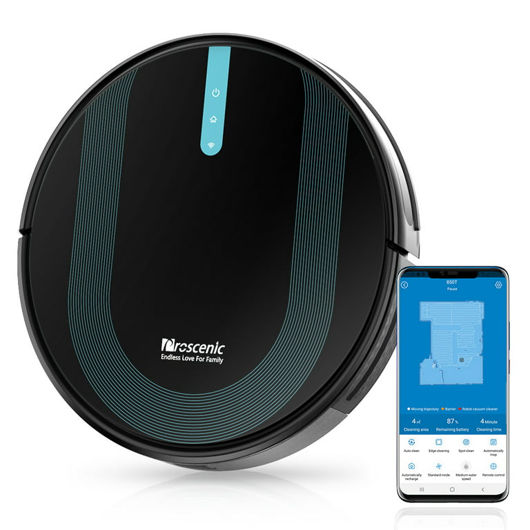 Proscenic 850P Robot Vacuum Cleaner.3-in-1 Vacuum and Mop 3000Pa Strong  Suction 