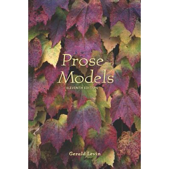 Pre-Owned Prose Models (Paperback) 0155064045 9780155064041