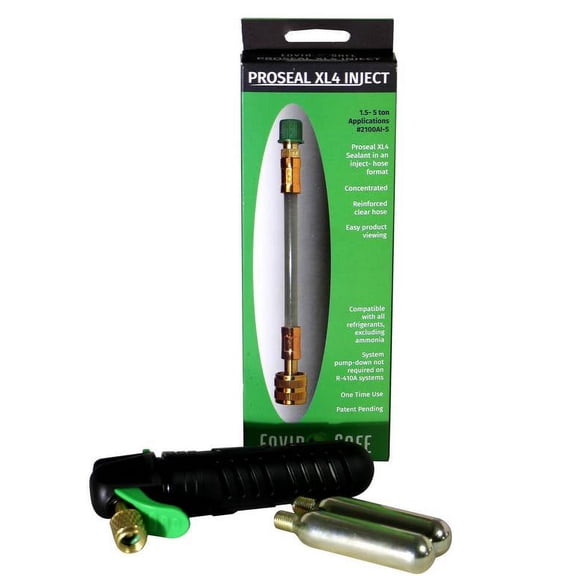 Proseal XL4 Direct Inject, R22, R410, R12, R1234yf, R134 5 ton inject and Injection device
