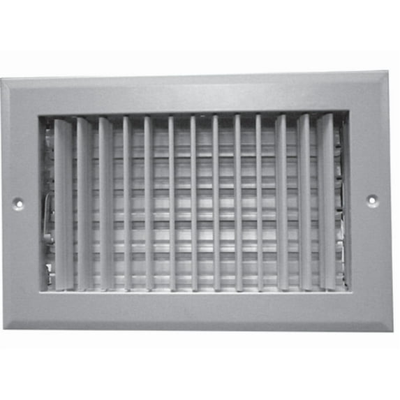 Proselect 12 X 6 In. Residential Adjustable Face Register In White 1-Way - White