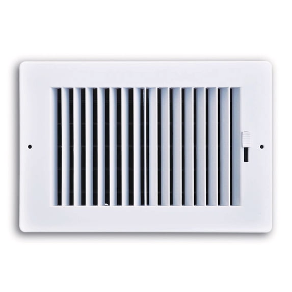 Proselect PS2WW12P100 12 X 4 In. Residential Ceiling & Sidewall Register White 2-Way Steel