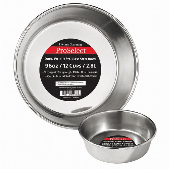 Proselect PS Dura Weight SS Dish 1Pt