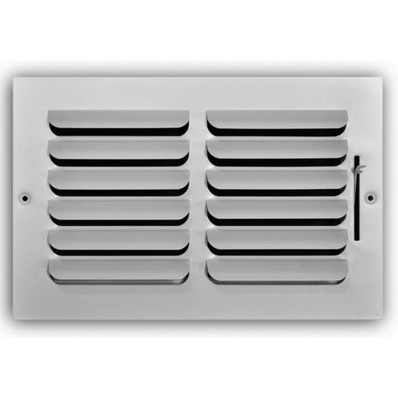 Proselect Ps1cw10u100 6" X 10" Wall / Ceiling Register - White