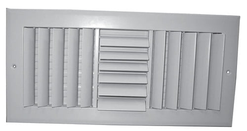 Proselect PSA3CW10P 10 X 4 In. Aluminum Adjustable Curve Blade 3-Way Residential Ceiling &