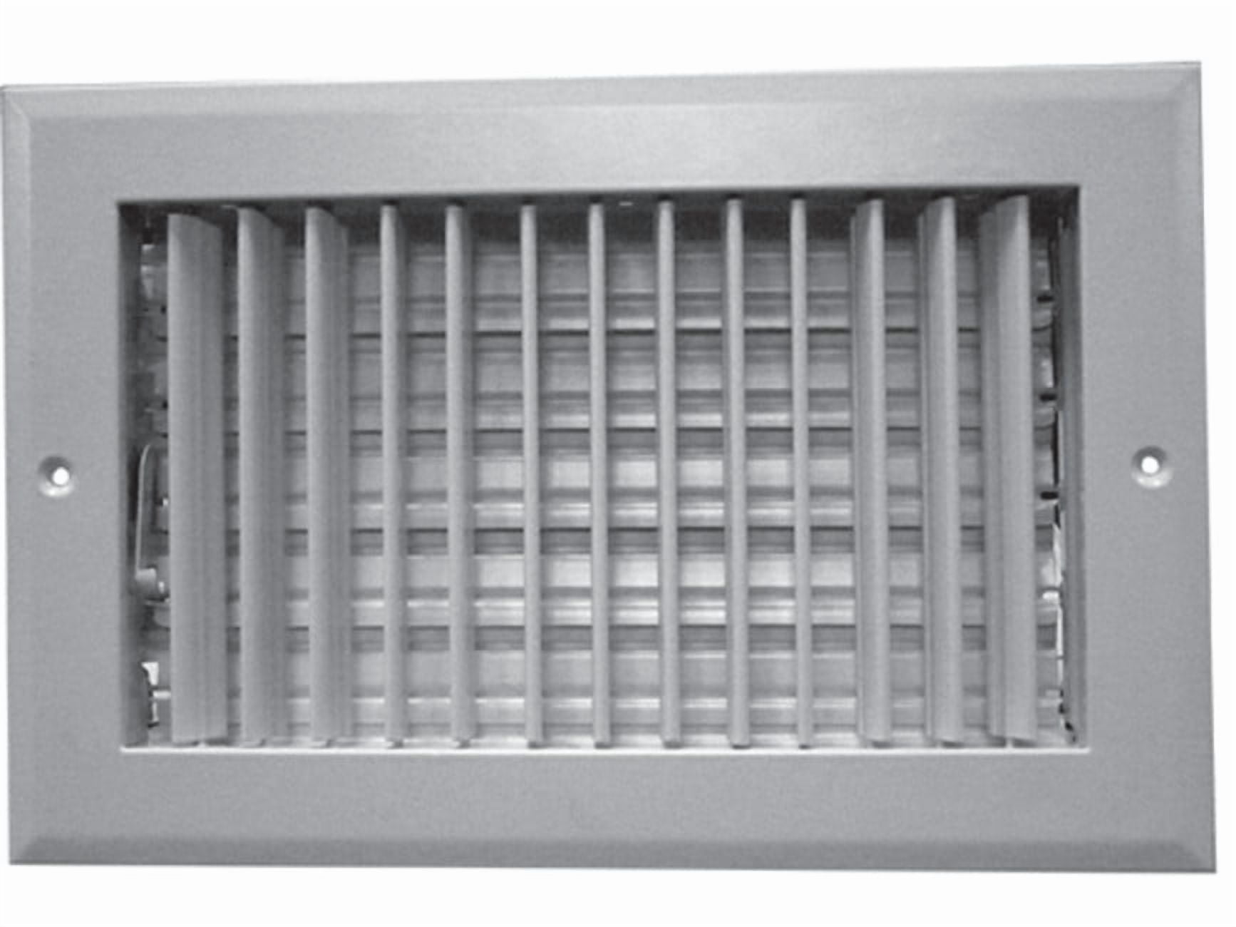 Proselect PSAASW10P 10 X 4 In. Residential Adjustable Face Register In White 1-Way - White