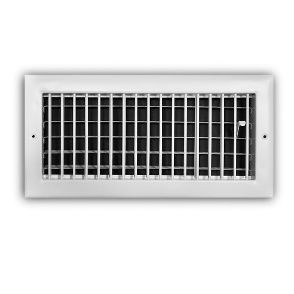 Proselect PSAASW10P100 10 X 4 In. Residential Ceiling & Sidewall Register White Aluminum -