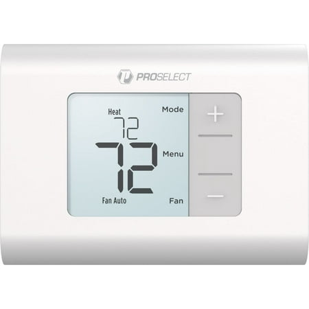Proselect PSTSN11AWH Pstsn Programmable Digital Controls Thermostat For Up To 1 Heat / 1