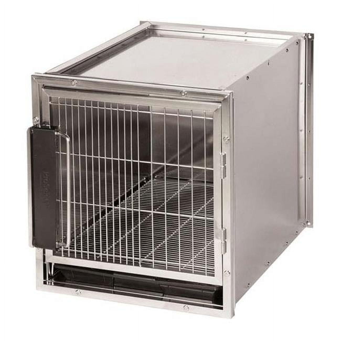 Large Stainless Steel Modular Kennel Cage with Removable Tray