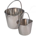 thumbnail image 1 of Proselect ZT644 09 Stainless Steel Flat Sided Pail 288oz, 1 of 4