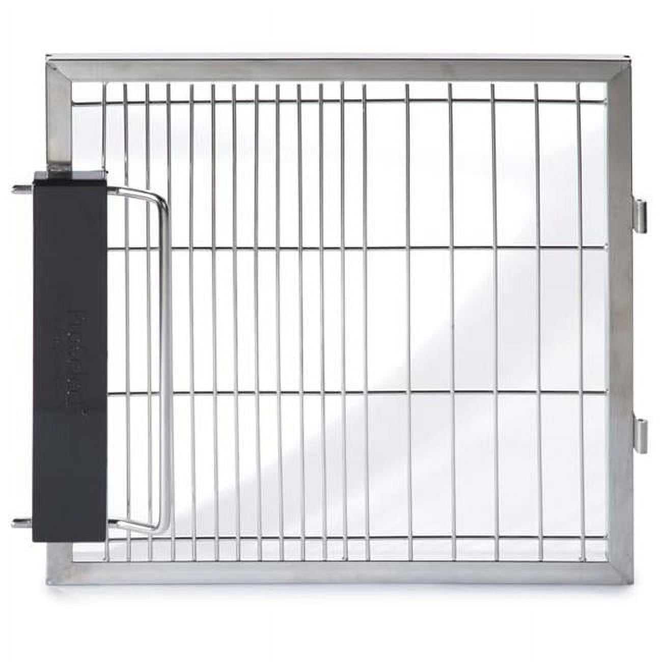 Small Silver Stainless Steel Modular Kennel Cage Door