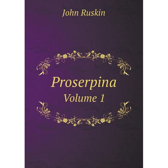 Proserpina Volume 1 (Paperback)