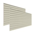 Proslat Garage Storage PVC Slatwall Panels 2 Packs of 8 ft. x 4 ft
