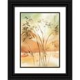 thumbnail image 1 of Prosnov, Valerie 11x14 Black Ornate Wood Framed with Double Matting Museum Art Print Titled - Bamboo wave II, 1 of 4