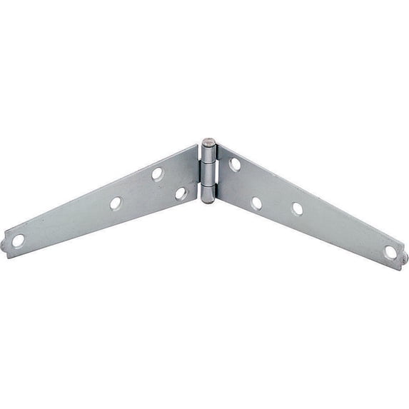 Prosource 0502328 Light Duty Strap Hinge, 8 Holes, 3 in., Steel, Galvanized