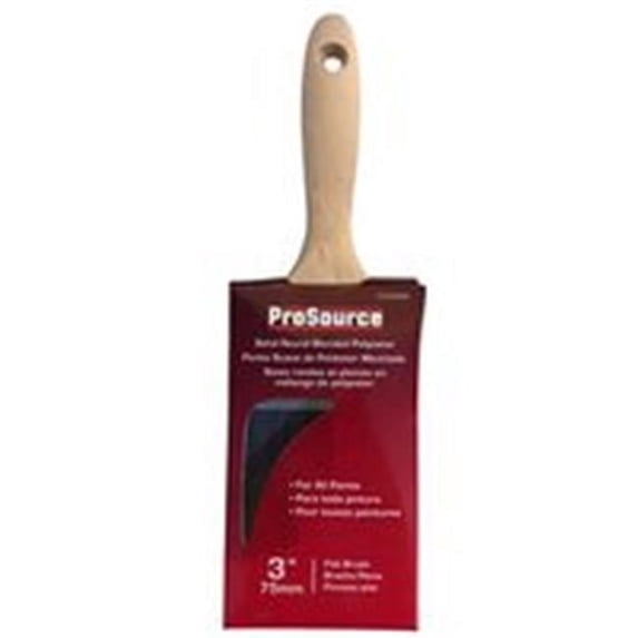 Prosource 2592889 3 in. Solid Round Polyester Flat Brush