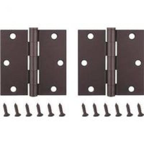 Prosource 2761708 3.5 x 3.5 in. Door Hinge Thick Leaf Steel - Oil Rubbed Bronze