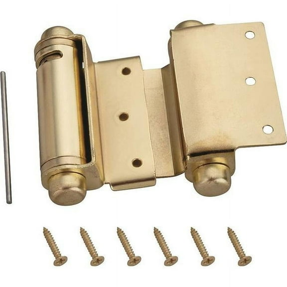 Prosource 2866804 3 x 1 in. Adjustable Double Action Spring Hinge Door Leaf, Steel