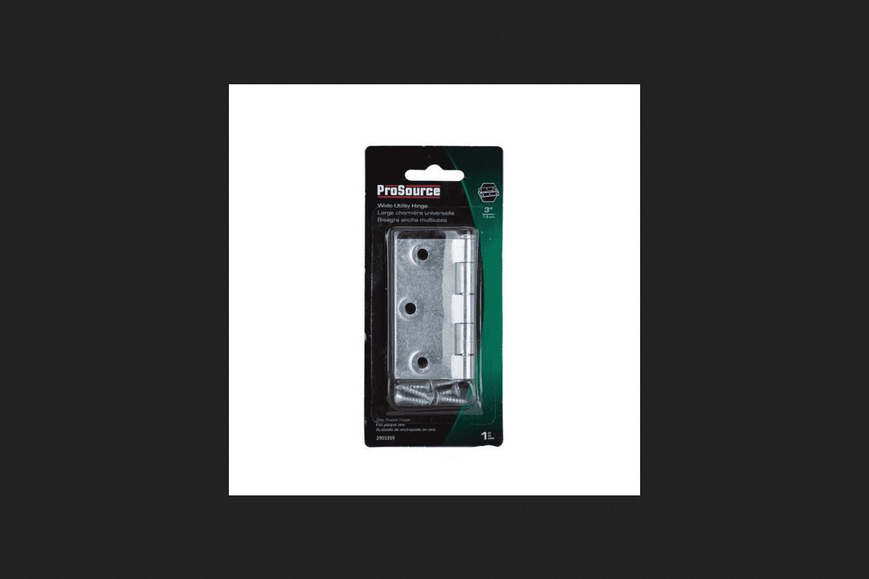 Prosource 2903359 3 x 3 in. Square Corner Wide Utility Hinge Door