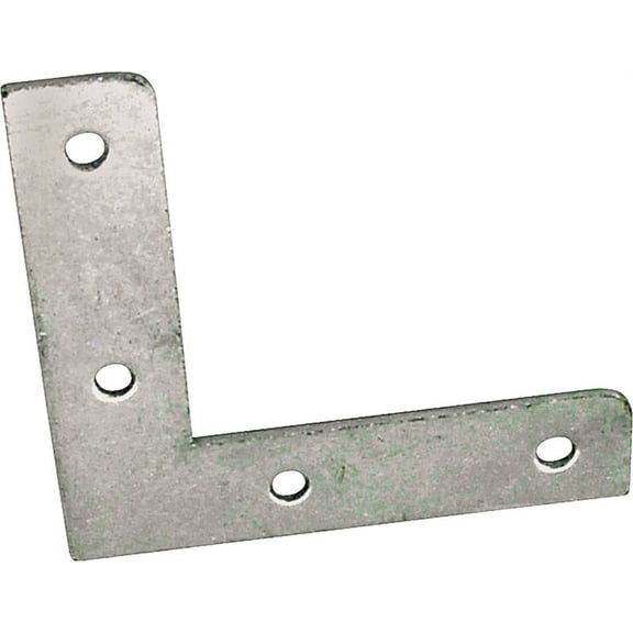 Prosource 316299 2.5 x 0.5 in. Flat Corner Brace, Steel-Zinc Plated