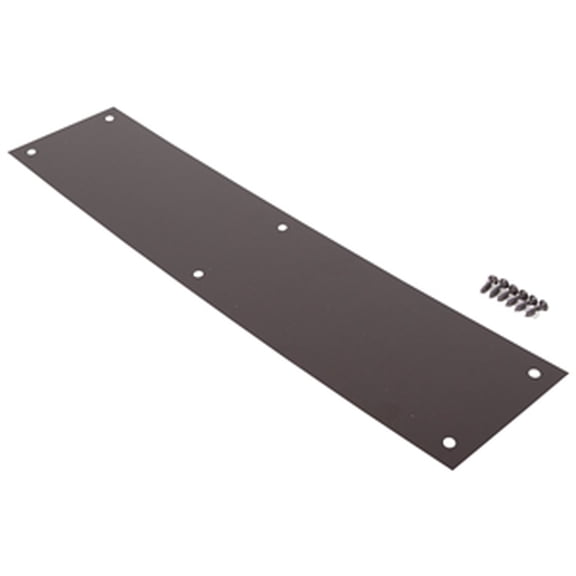 Prosource 32238ORB-PS Push Plate, 15 in L, 3-1/2 in W, Aluminum, Oil-Rubbed Bronze
