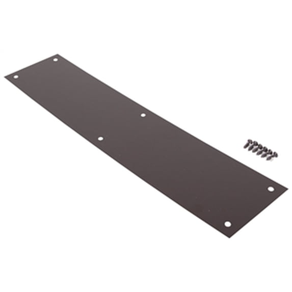 Prosource 32238ORB-PS Push Plate, 15 in L, 3-1/2 in W, Aluminum, Oil-Rubbed Bronze